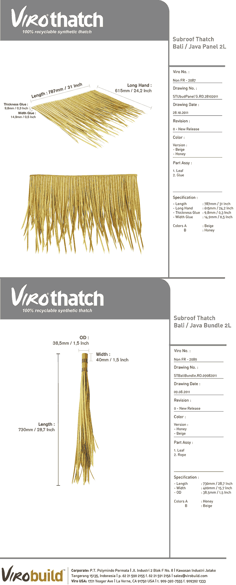 Virothatch Specification