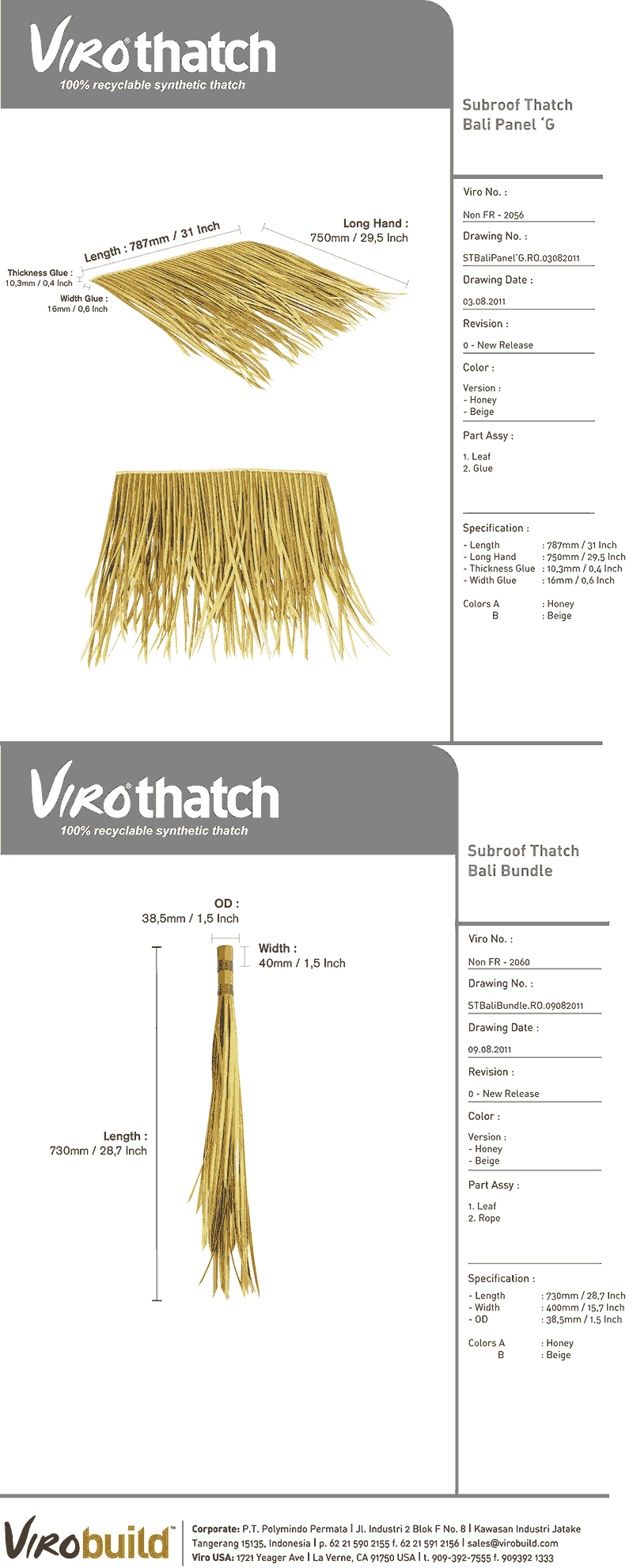 Virothatch Specification